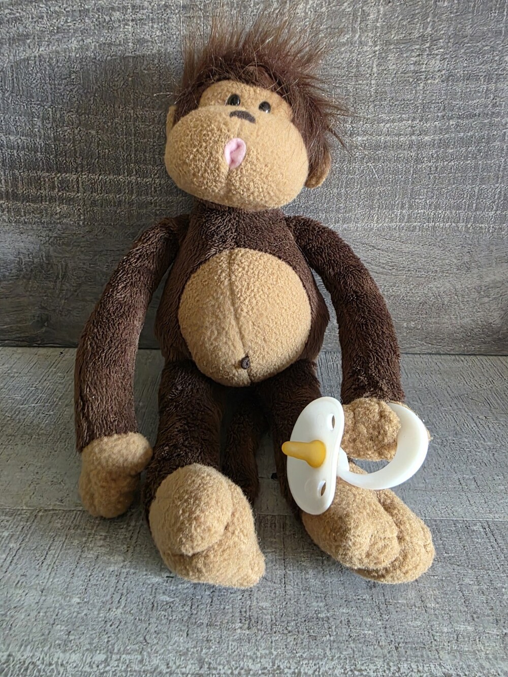 Dolls By Berenguer Monkey 16" Plush W Pacifier Stuffed Animal Ultra Rare G34